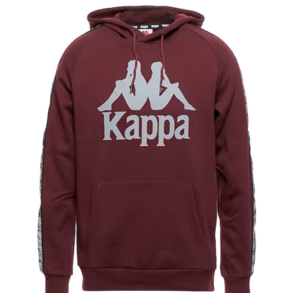 KAPPA Banda Hurtado burgundy hoodie